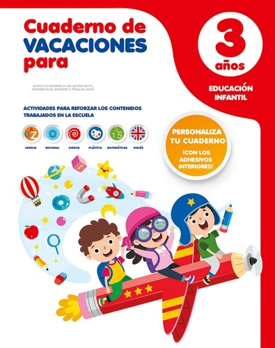 CUADERNOS DE VERANO PERSONALIZADOS ED. 2021 3 AÑOS