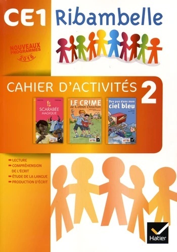 Français CE1 Ribambelle Série jaune - Pack Cahier d'activités 2 + Livret d'entraînement à la lecture 2