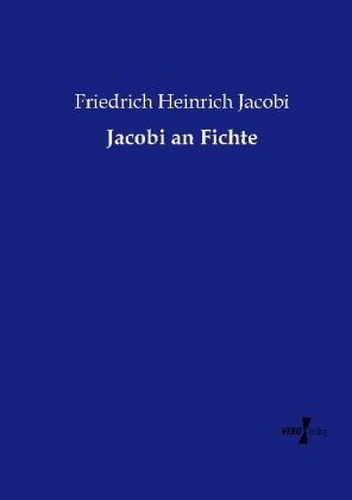 Jacobi an Fichte