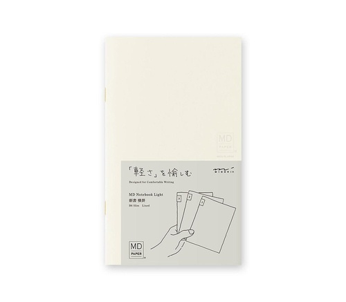MD Notebook Light (B6 Slim) Lined 3pcs Pack A
