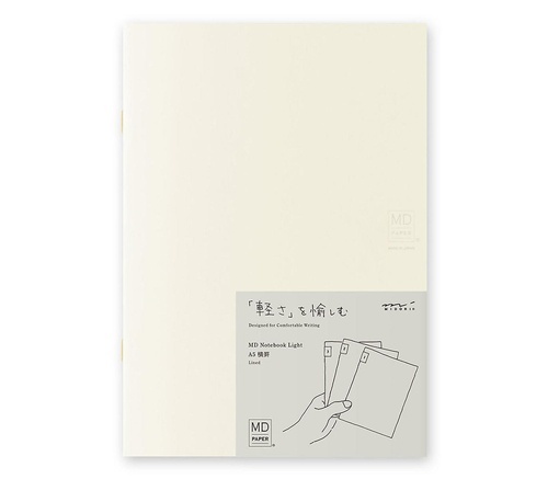 MD Notebook Light (A5) Lined 3pcs Pack A