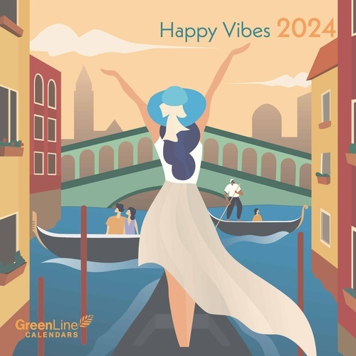 Calendario 2024 Happy Vibes 30x30