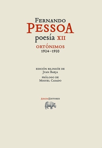 Poesía XII. Ortónimos 1924-1930