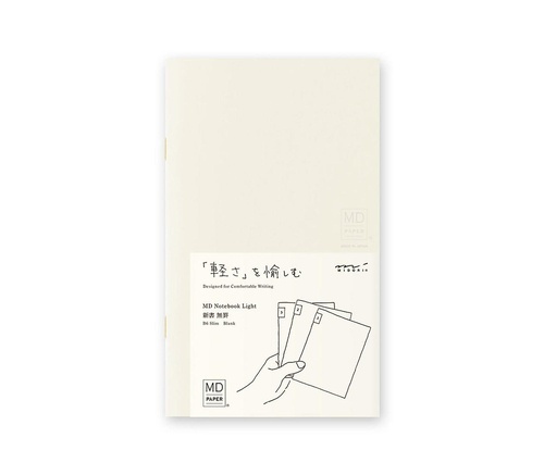 MD Notebook Light (B6 Slim) Blank 3pcs Pack A