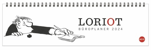 Loriot Büroplaner 2024. Humorvoller Tischkalender für mehr Organisation am Arbeitsplatz.