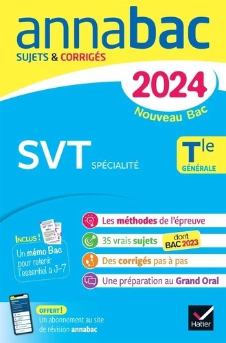 SVT spécialité Tle générale - Sujets x{0026} corrigés