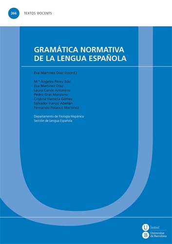 Gramática normativa de la lengua española