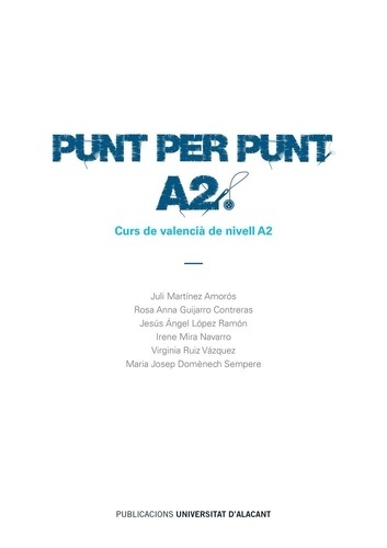 Punt per punt. A2