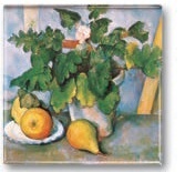 IMÁN Cezanne - Pot of Flowers and Pears