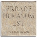 IMÁN Latín - To err is human