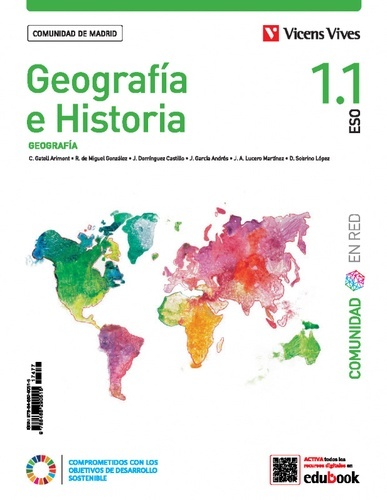 Geografía e Historia 1 (1.1-1.2+Separatas) Comunidad de Madrid (Comunidad en Red)