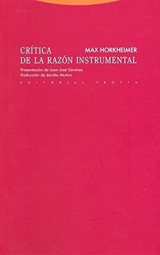 Crítica de la razón instrumental