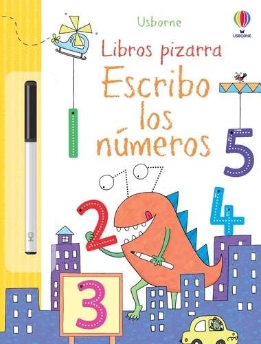 Libros pizarra. Escribo los números