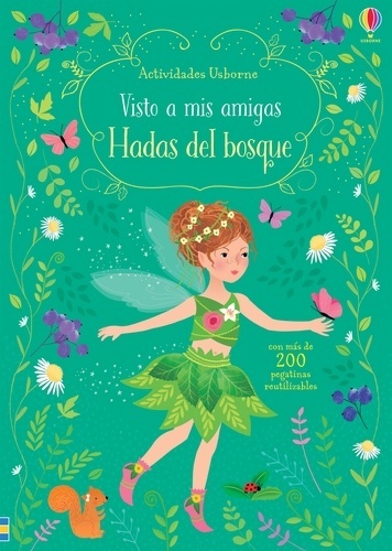 Visto a mis amigas" hadas del bosque" libro de pegatinas