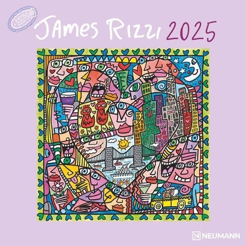 Calendario 2025 Jamez Rizzi 30x30