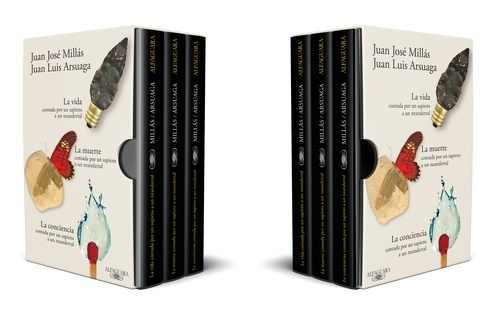 Estuche La vida, La muerte y La conciencia contadas por un sapiens a un neandertal