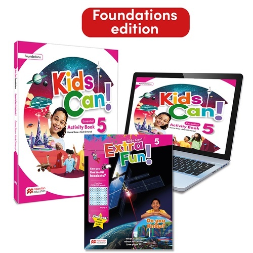 KIDS CAN! Foundations 5 Essential Activity Book x{0026} Extra Fun: con acceso a la versión digital