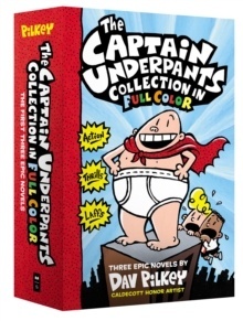 The captain underpants color collection (Captain Underpants 1-3 boxed set)