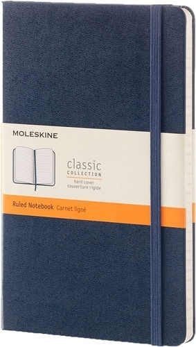 Moleskine Libreta Rayas TP Azul Zafiro L