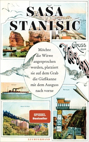 Möchte die Witwe angesprochen werden, platziert sie auf dem Grab die Gie kanne mit dem Ausguss nach vorne