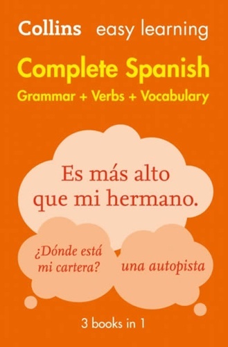 Easy Learning Spanish Complete Grammar, Verbs and Vocabulary