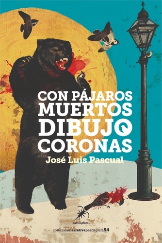 Con pájaros muertos dibujo coronas