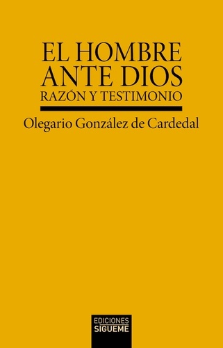 El hombre ante dios