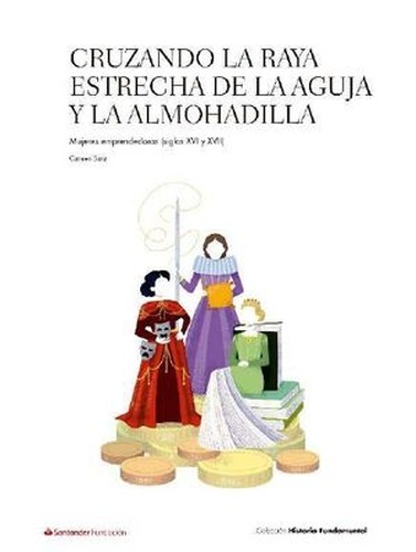 Cruzando la raya estrecha de la aguja y la almohadilla