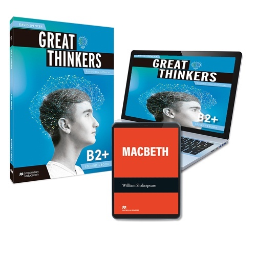 GREAT THINKERS B2+ Student's book x{0026} eReader: libro de texto y versión digital (licencia 15 meses)