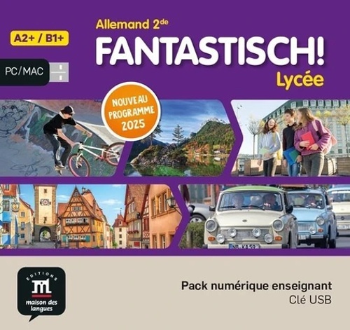 Fantastisch! Pack de ressources. Allemand 2de Edition 2025 - avec 1 Clé Usb