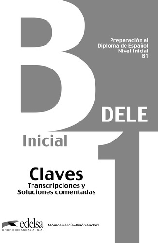 Preparación DELE B1 Claves