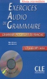 Exercices Audio Grammaire Progressive Intermédiaire +CD mp3