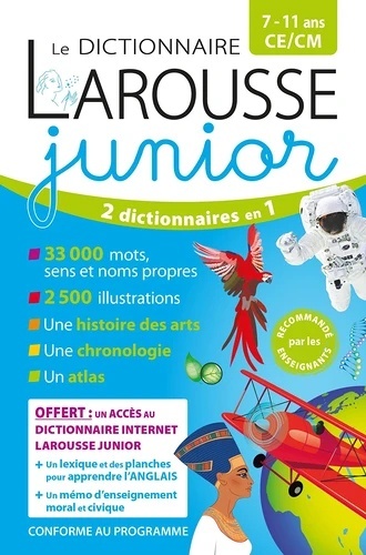 Le dictionnaire Larousse Junior CE/CM