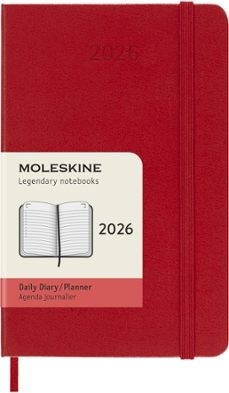 2026 Diaria P Rojo Tapa dura