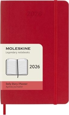 2026 Diaria P Rojo Tapa blanda