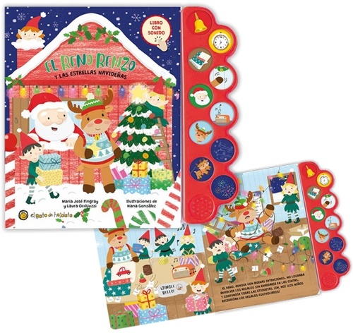El reno Renzo y las estrellas navideñas