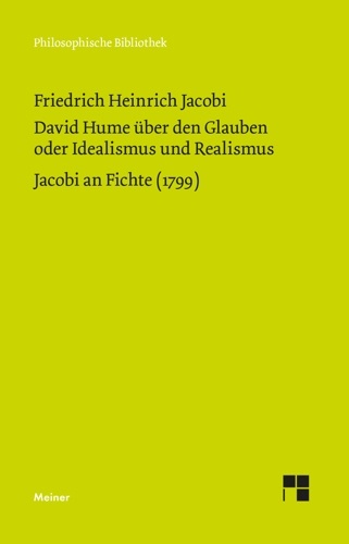 David Hume über den Glauben oder Idealismus und Realismus. Ein Gespräch