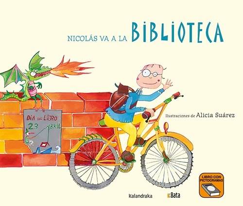 Nicolás va a la biblioteca