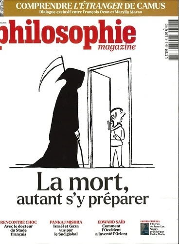 Philosophie Magazine N  194, novembre 2025- La mort, autant s'y préparer