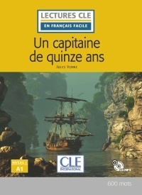 Un capitaine de 15 ans - Niveau 1/A1 - Livre + CD