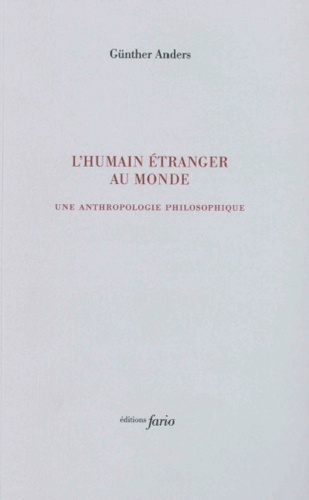 L' homme étranger au monde